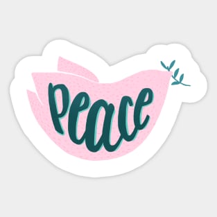 Peace for the world Sticker